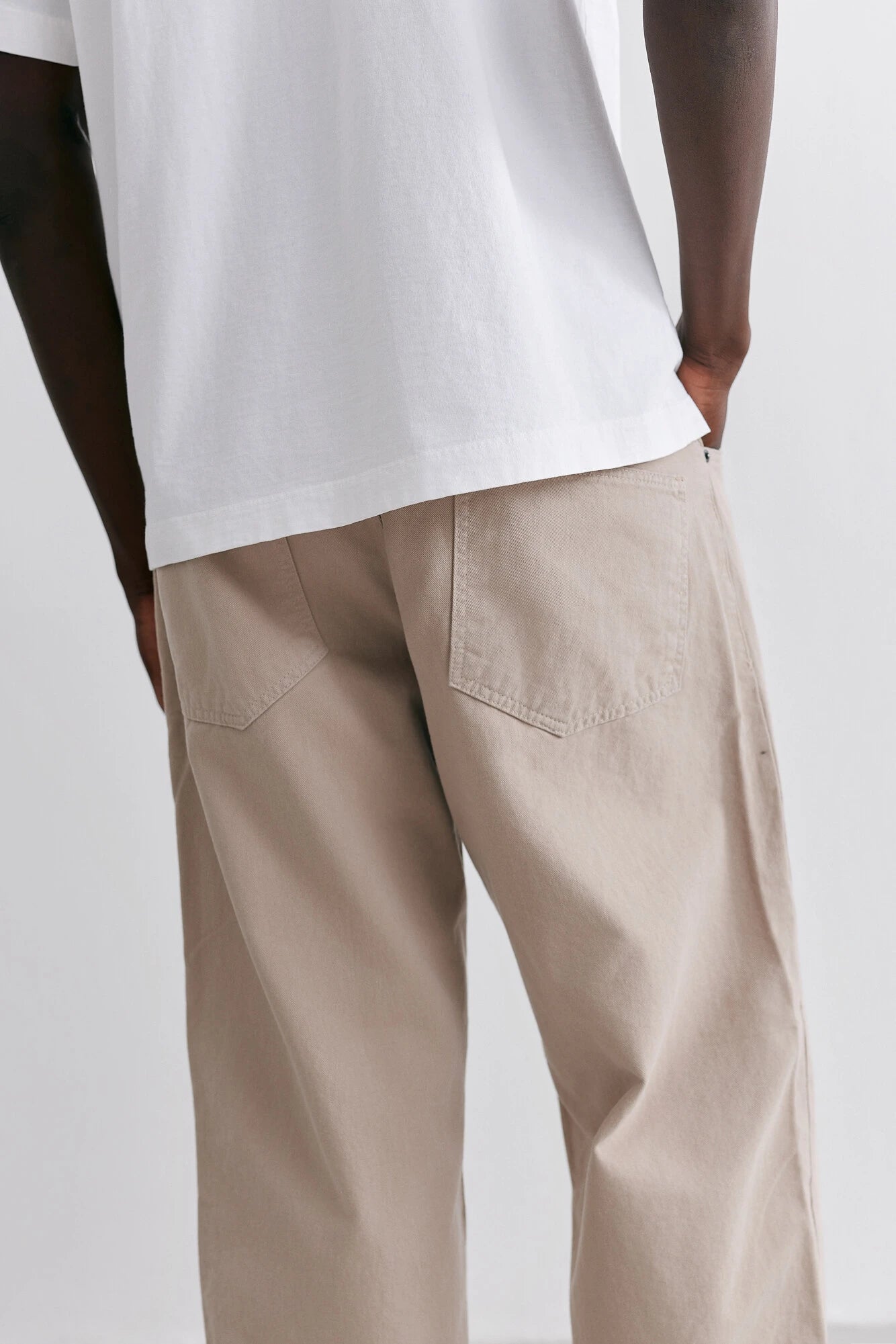 Calça Birden Essential Stoned Bege