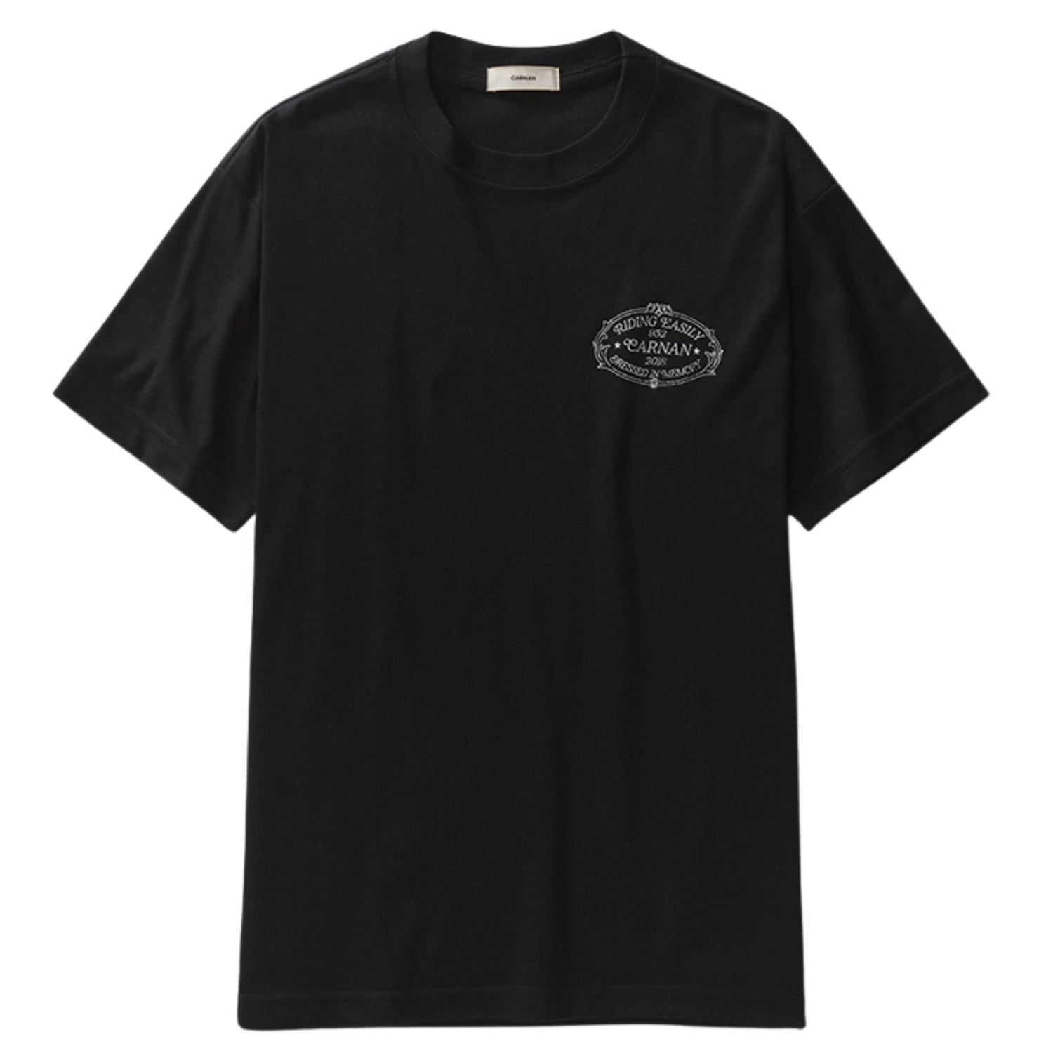 Camiseta Carnan  Home Crest Preta