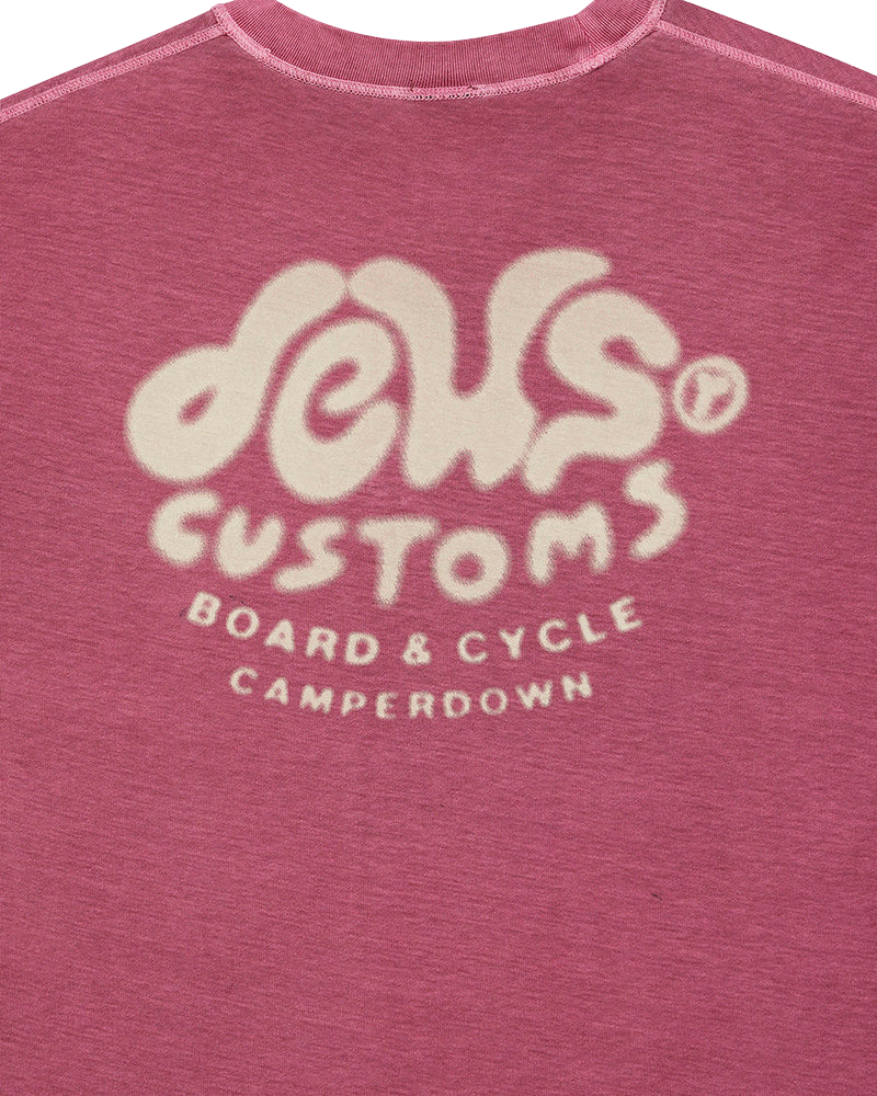 Camiseta Deus Ex Machina Debris Reverse Rosa Escuro