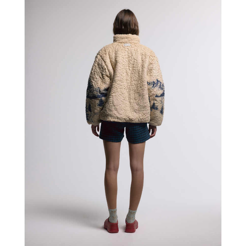 Casaco Fleece Carnan Mountain Off White