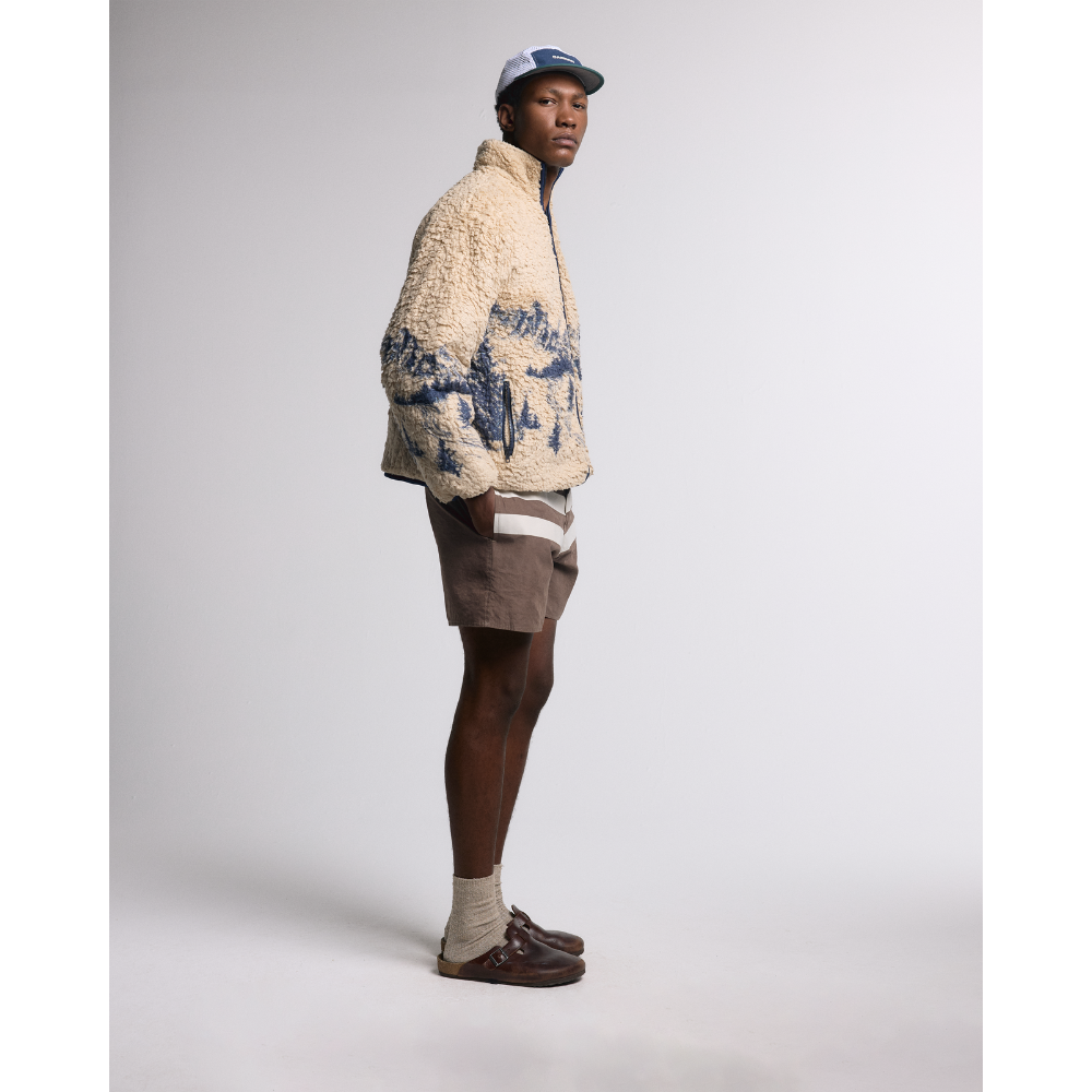 Casaco Fleece Carnan Mountain Off White
