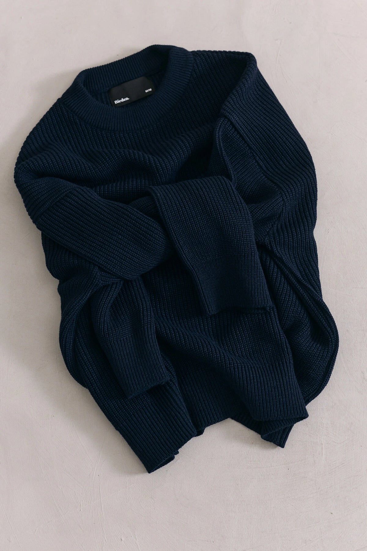 Blusa Birden Tricot Boxy Navy