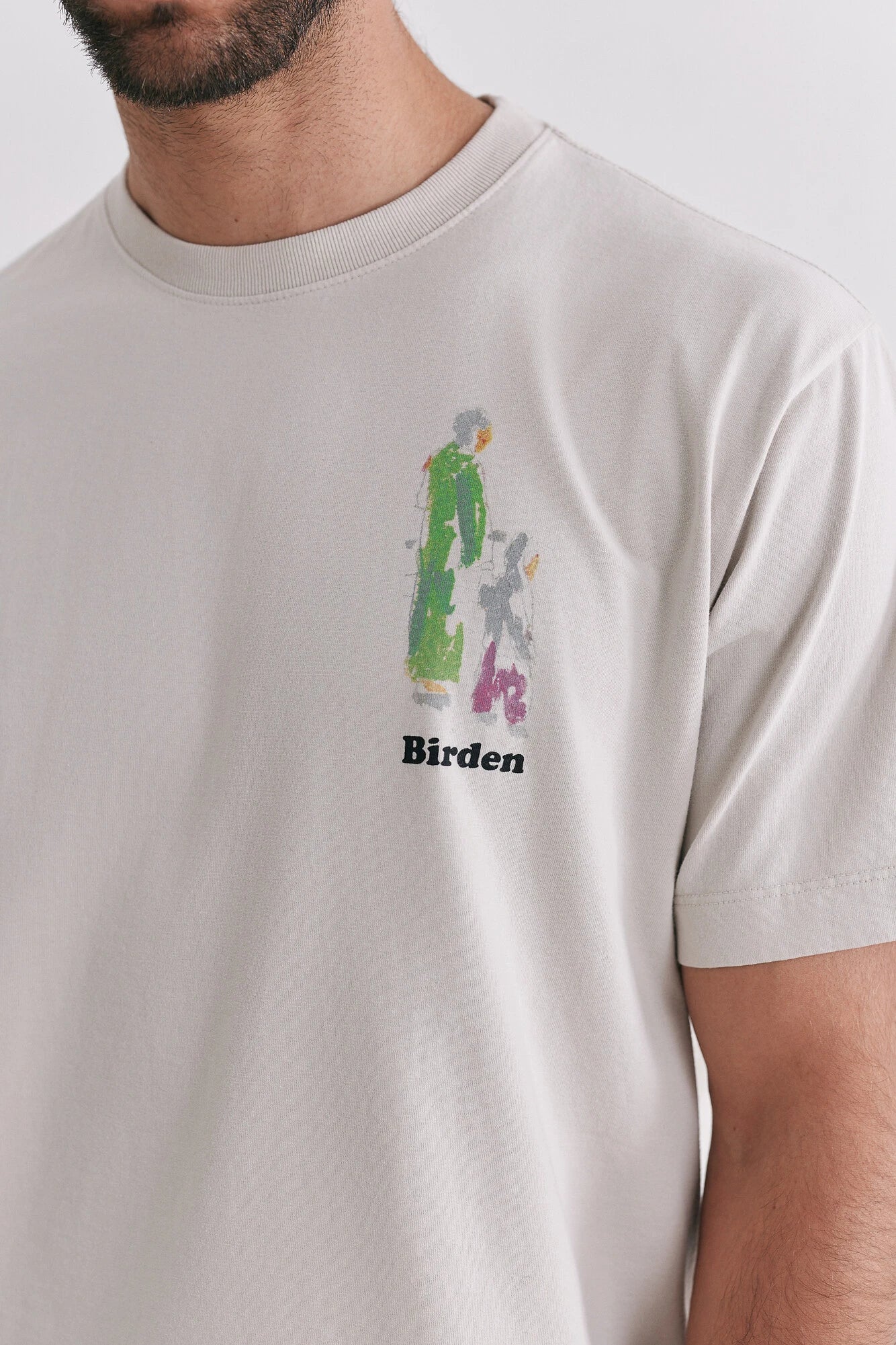 Camiseta Birden Sidewalk Routine Areia
