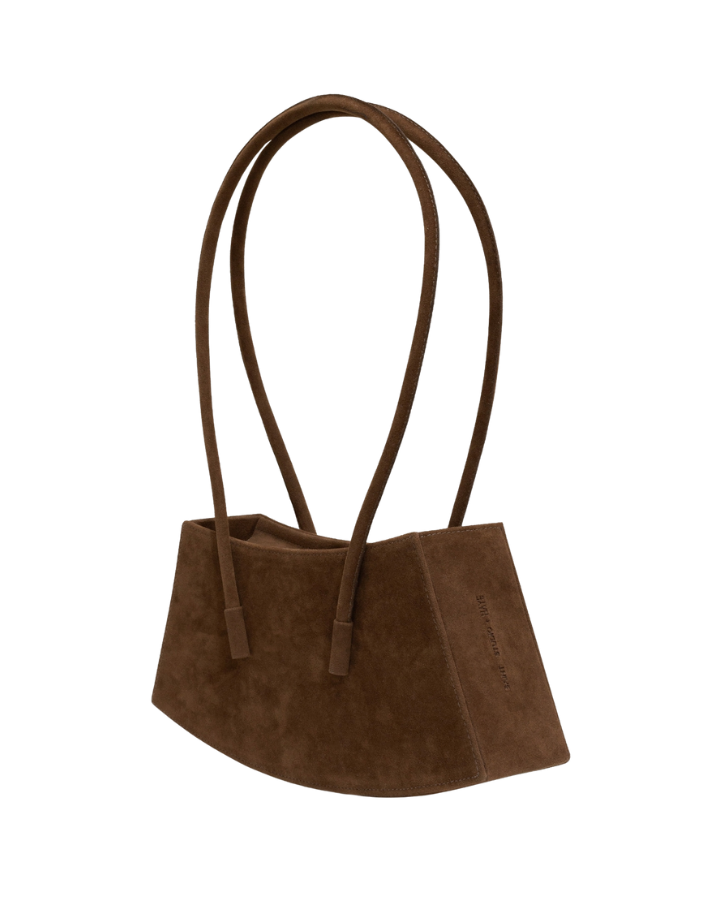 Bolsa Saint Studio Luci Cacto Suede Avelã