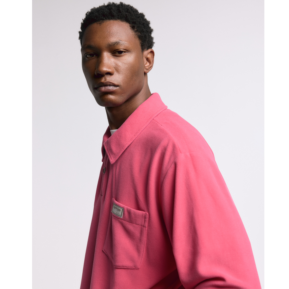 Polo Fleece Carnan Rugby Pink