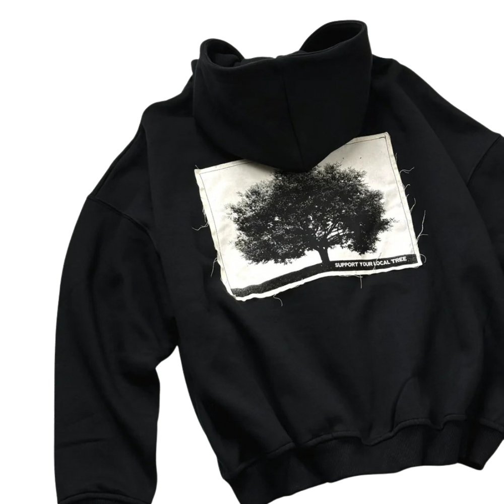 Moletom Sow Support-Your-Local-Tree Preto