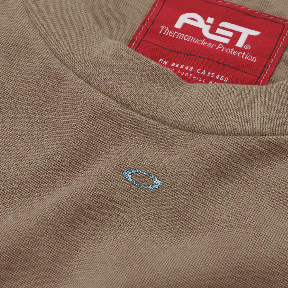 Camiseta Piet X Oakley Foil Nano Logo Dark Tan