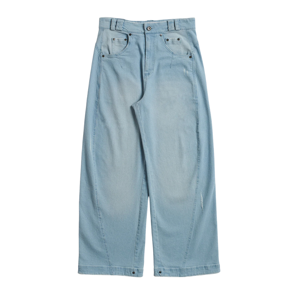 Calça Jeans Des Prezo Classic Barrel Azul Claro