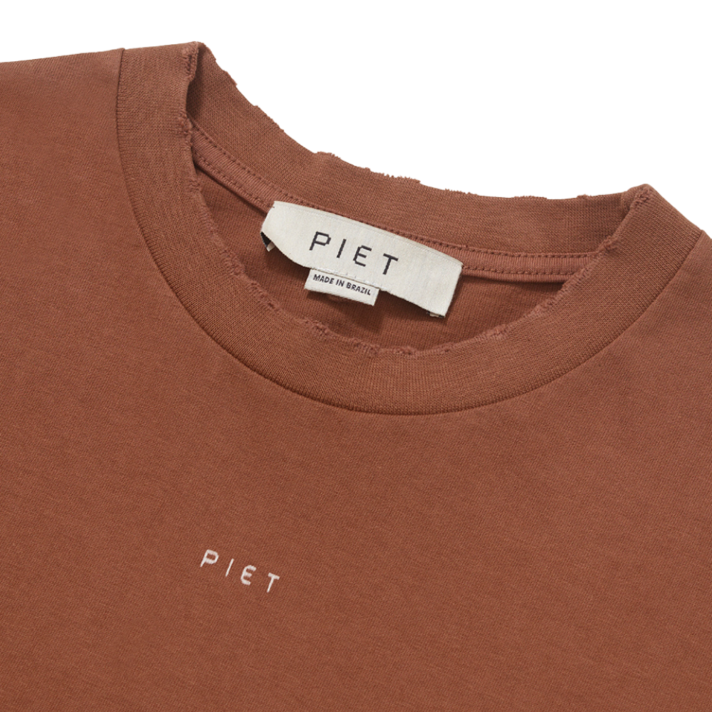 Camiseta Piet Logo Marrom