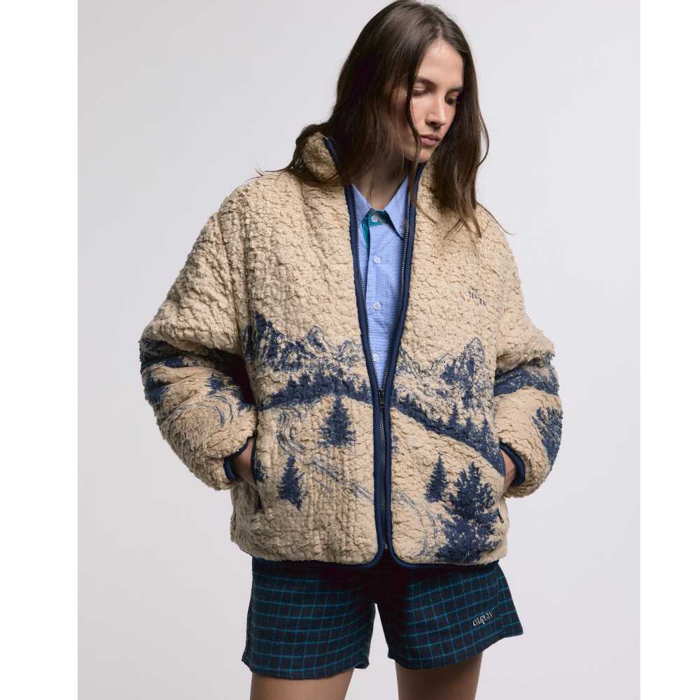 Casaco Fleece Carnan Mountain Off White