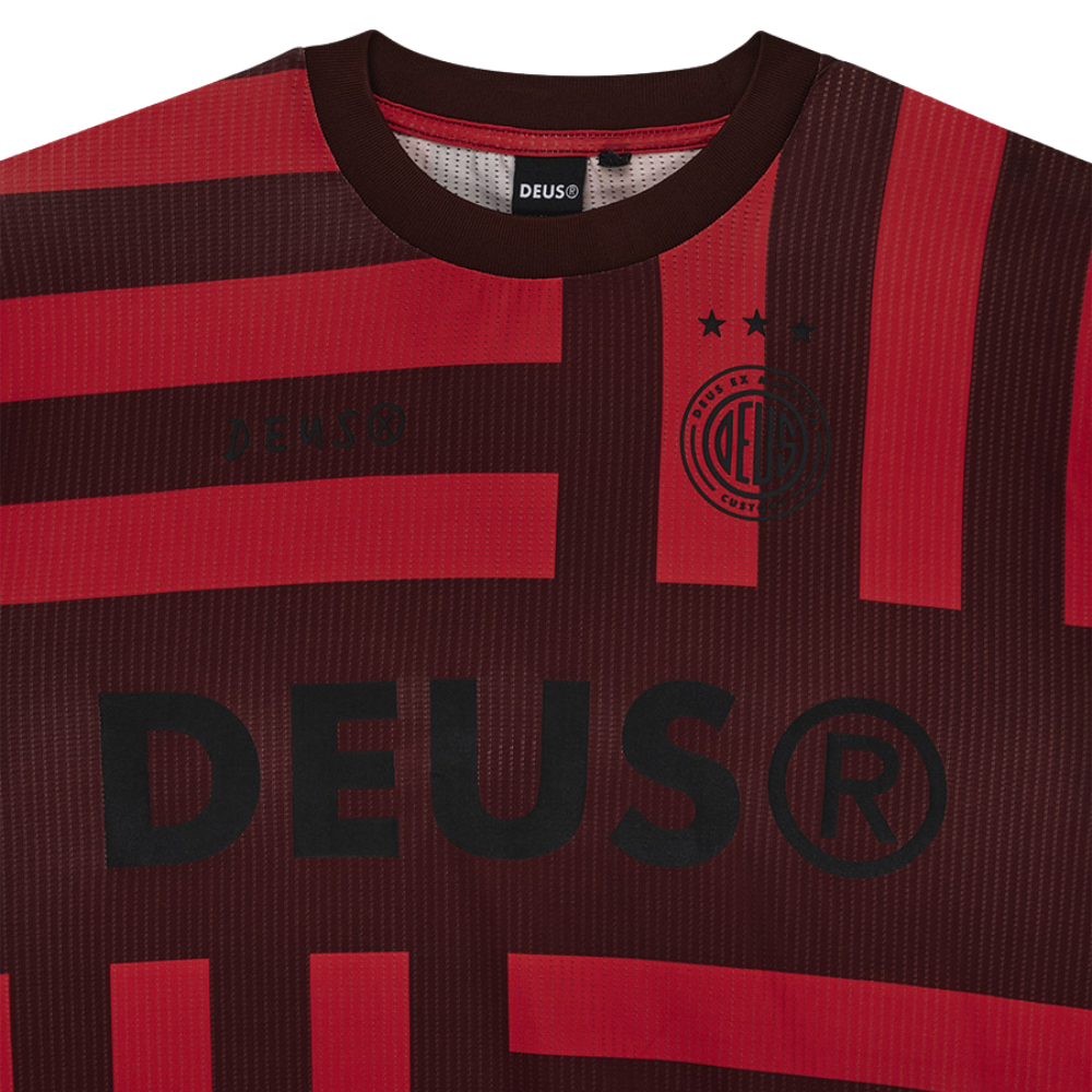 Camiseta Jersey Deus Ex Machina Black Out Laranja