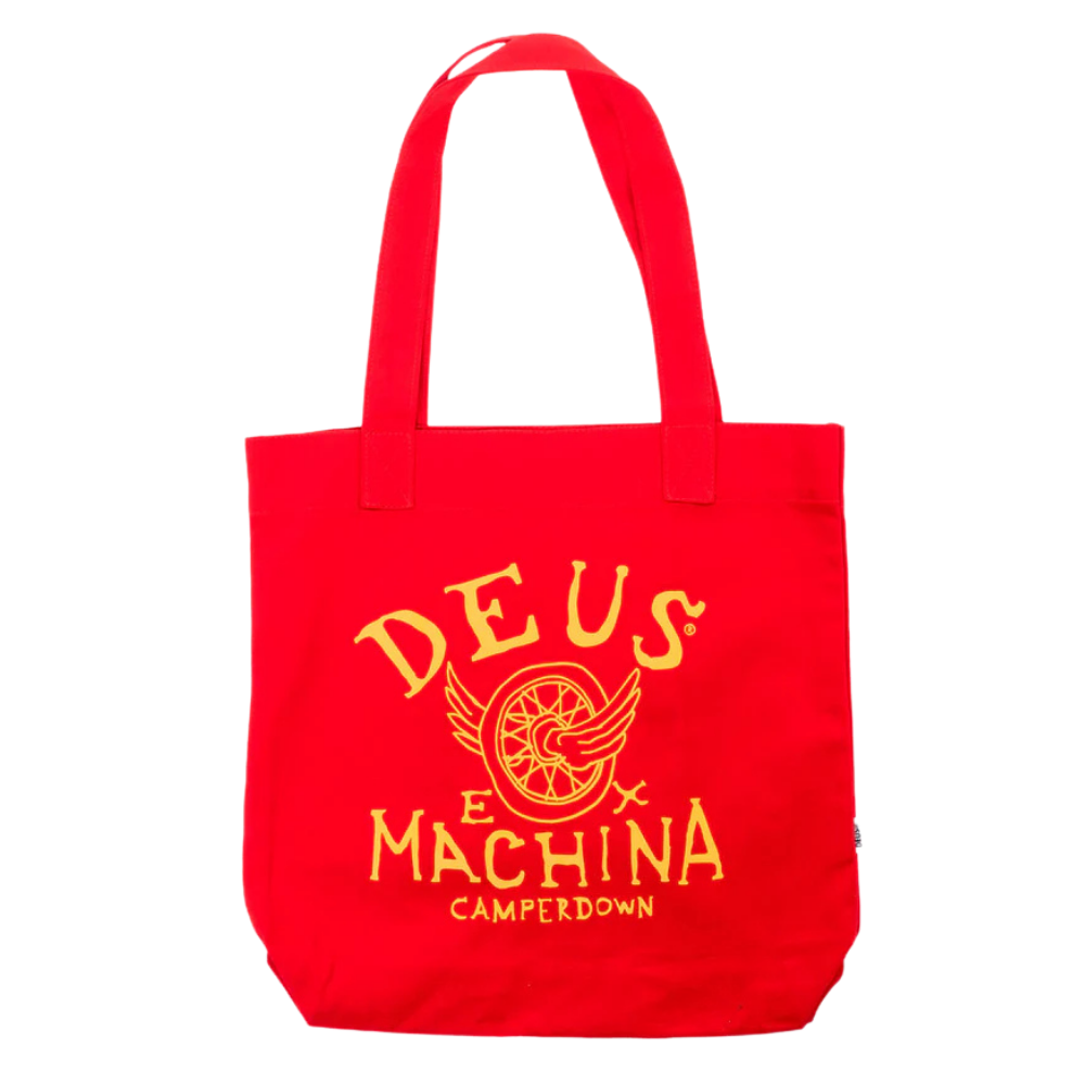 Tote Bag Deus Ex Machina Cycles Vermelha