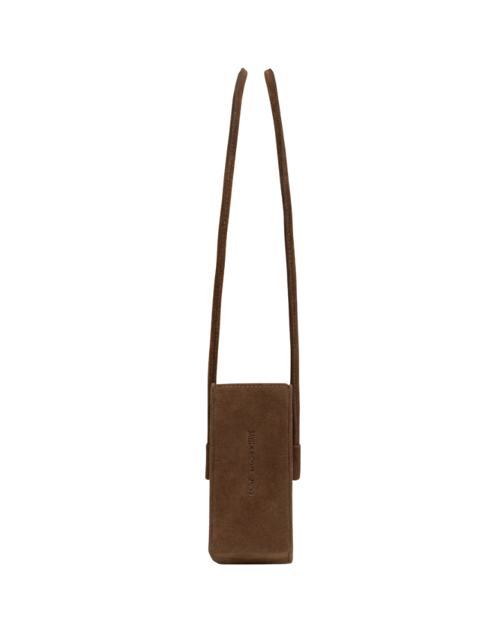 Bolsa Saint Studio Luci Cacto Suede Avelã