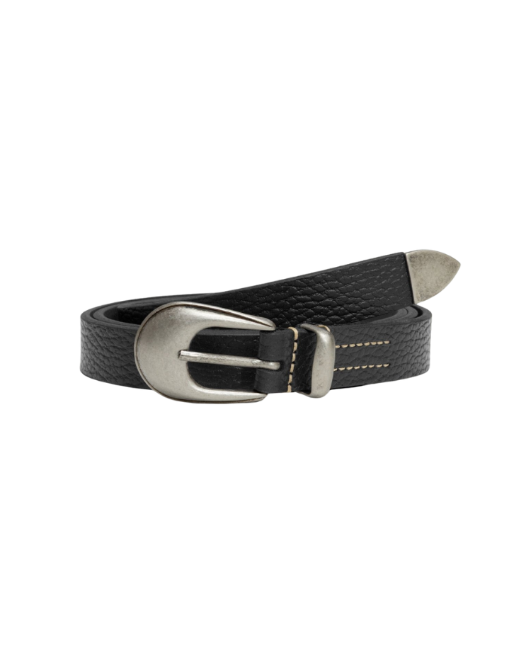 Cinto Fino Saint Studio Western Preto Tamanho:105