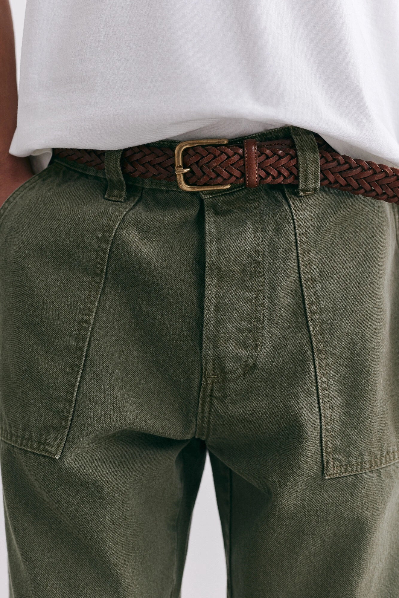 Calça Birden Fatigue Washed Verde