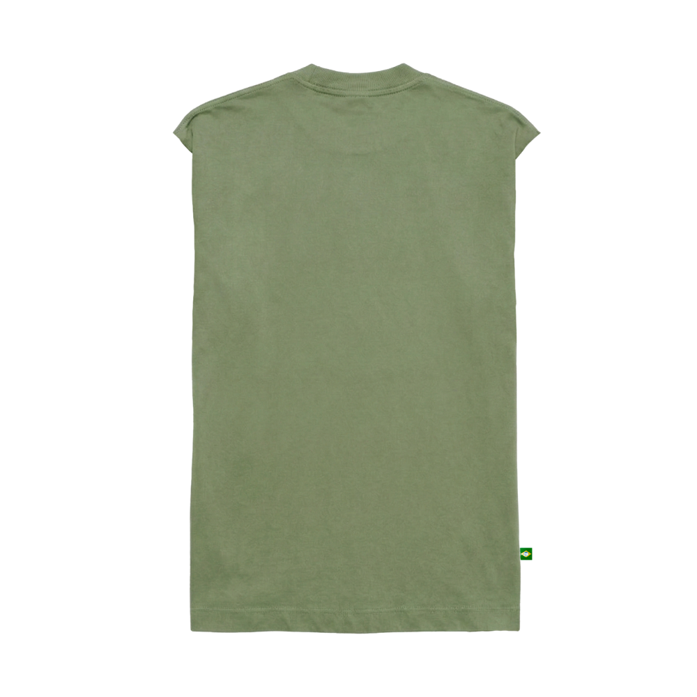 Regata Tunnel Oversized Engrenagem Verde