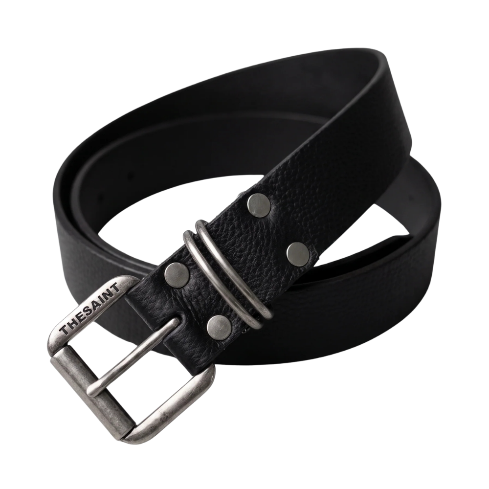 Cinto The Saint Leather Belt Preto