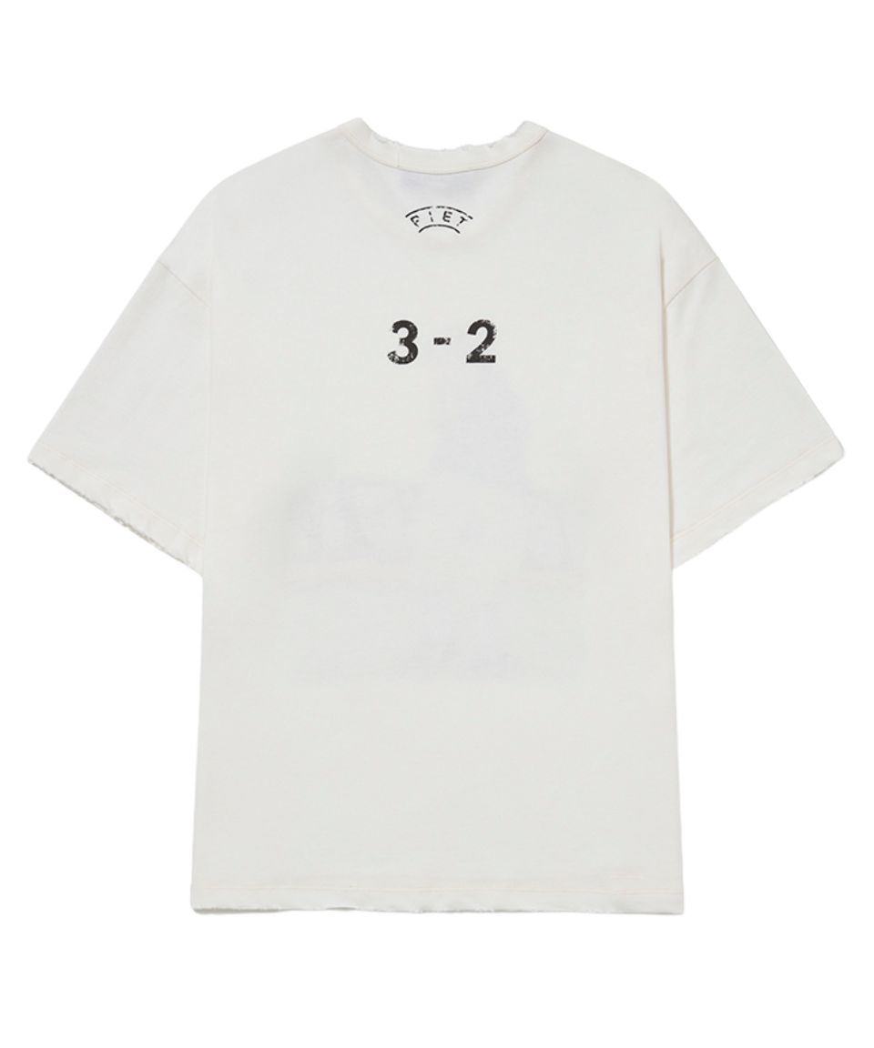 Camiseta Piet Baggio Illustrated Bone White