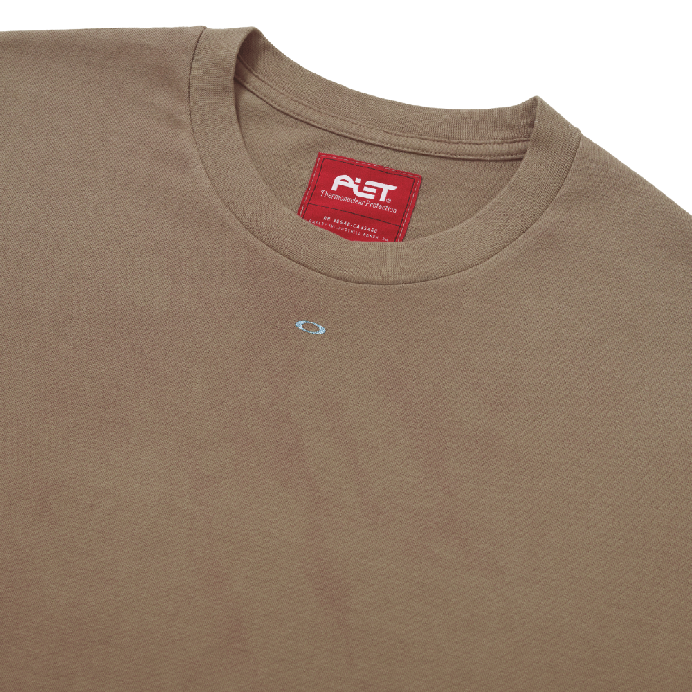 Camiseta Piet X Oakley Foil Nano Logo Dark Tan