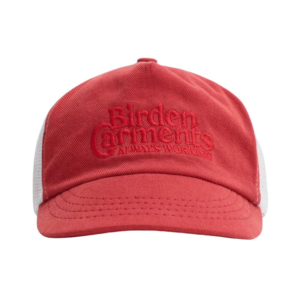 Boné Birden Trucker Always Working Vermelho