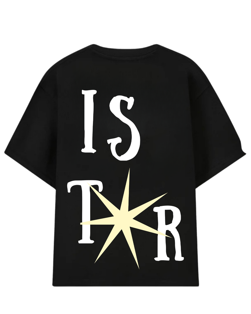 Camiseta Jours de Pluie Istar Boxy Preta