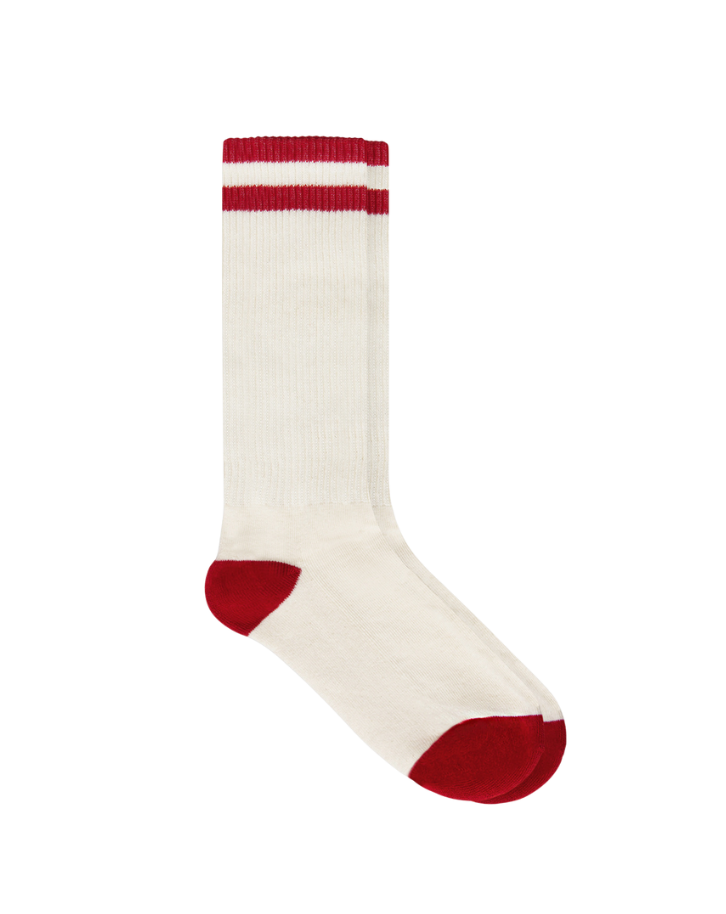 Meia Saint Studio Pima Retro Vermelha