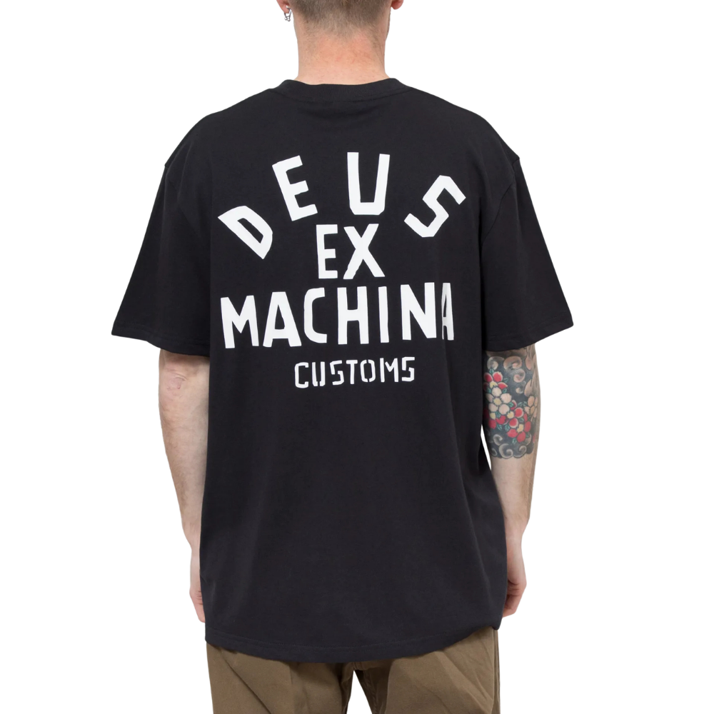 Camiseta Deus Ex Machina Piston Preta
