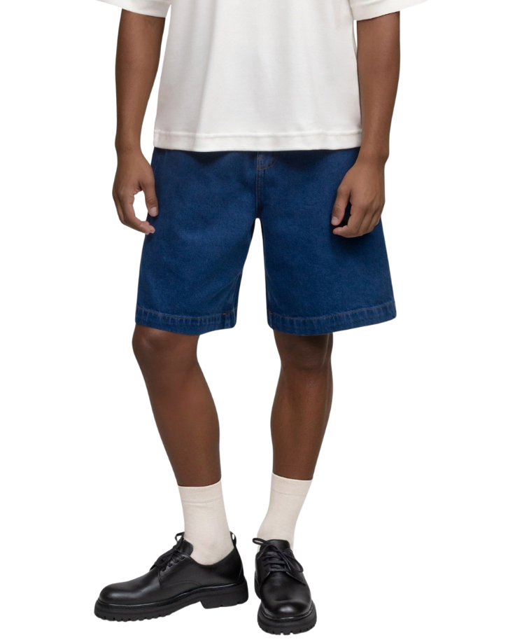 Bermuda Baggy Jeans Saint Studio Azul Vintage