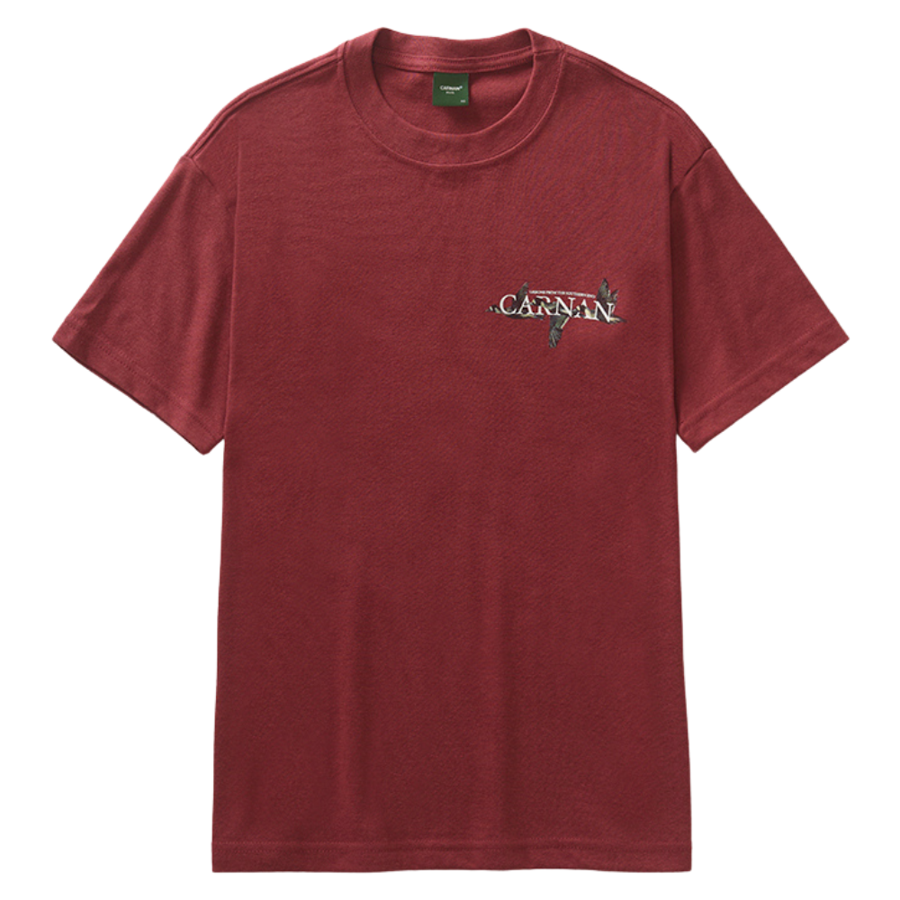 Camiseta Heavy Carnan Ducks Vermelho Bordô