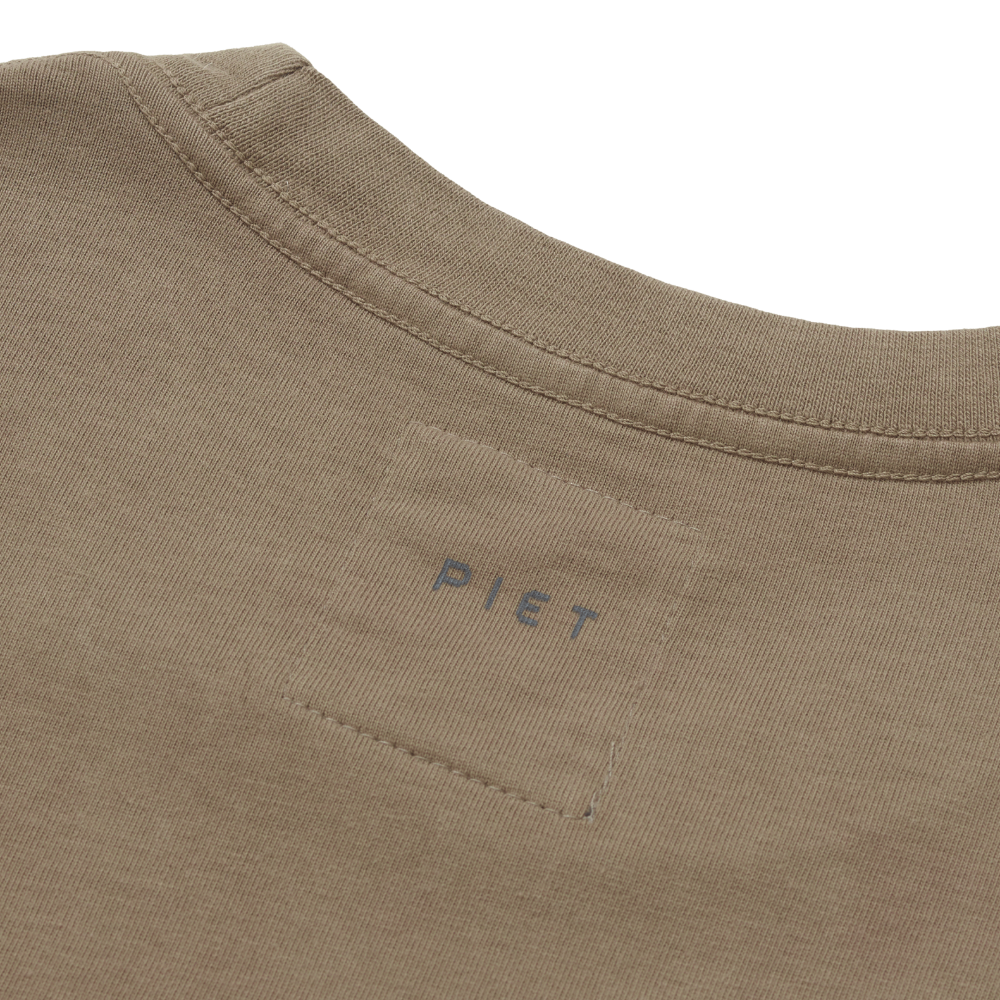 Camiseta Piet X Oakley Foil Nano Logo Dark Tan