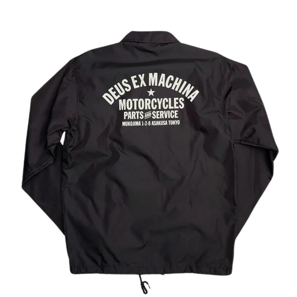 Jaqueta Regular Deus Ex Machina Tokyo Preta