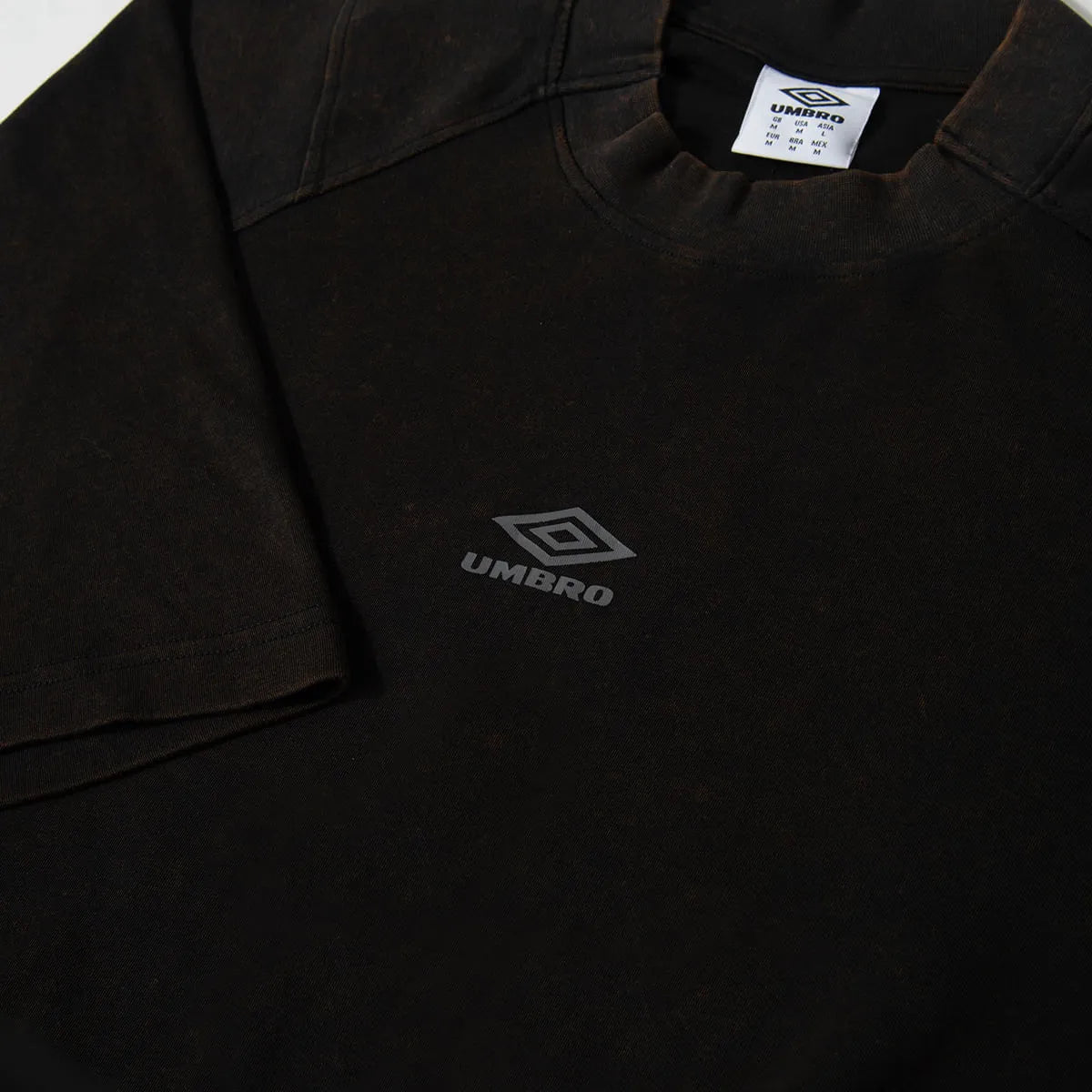Camiseta Masculina Umbro Boxy High Neck Preto Estonado
