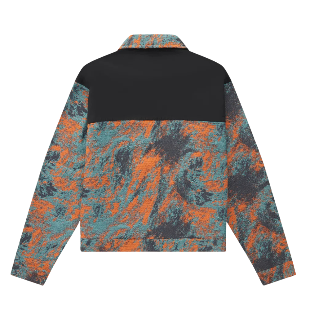 Coach Jacket Class Inverso Rusty Verde e Laranja