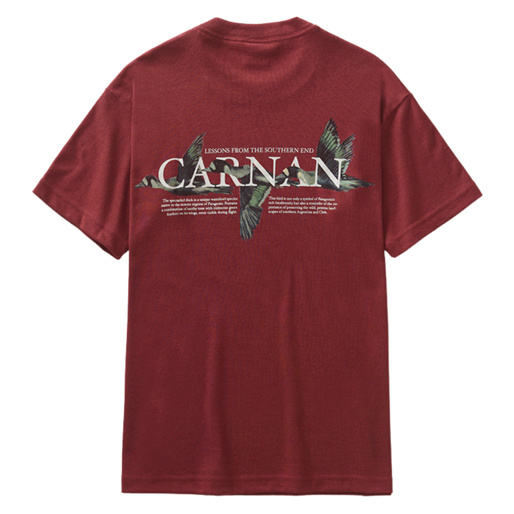 Camiseta Heavy Carnan Ducks Vermelho Bordô