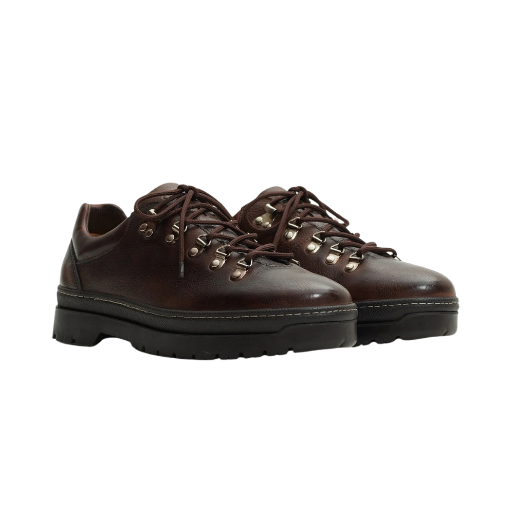 Sapato Birden Hiking Redwood Leather Marrom