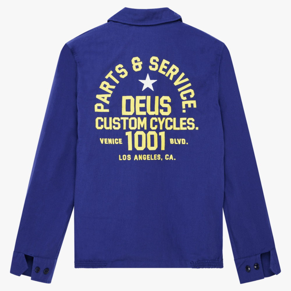 Jaqueta Deus Ex Machina Teller Drizzler Azul