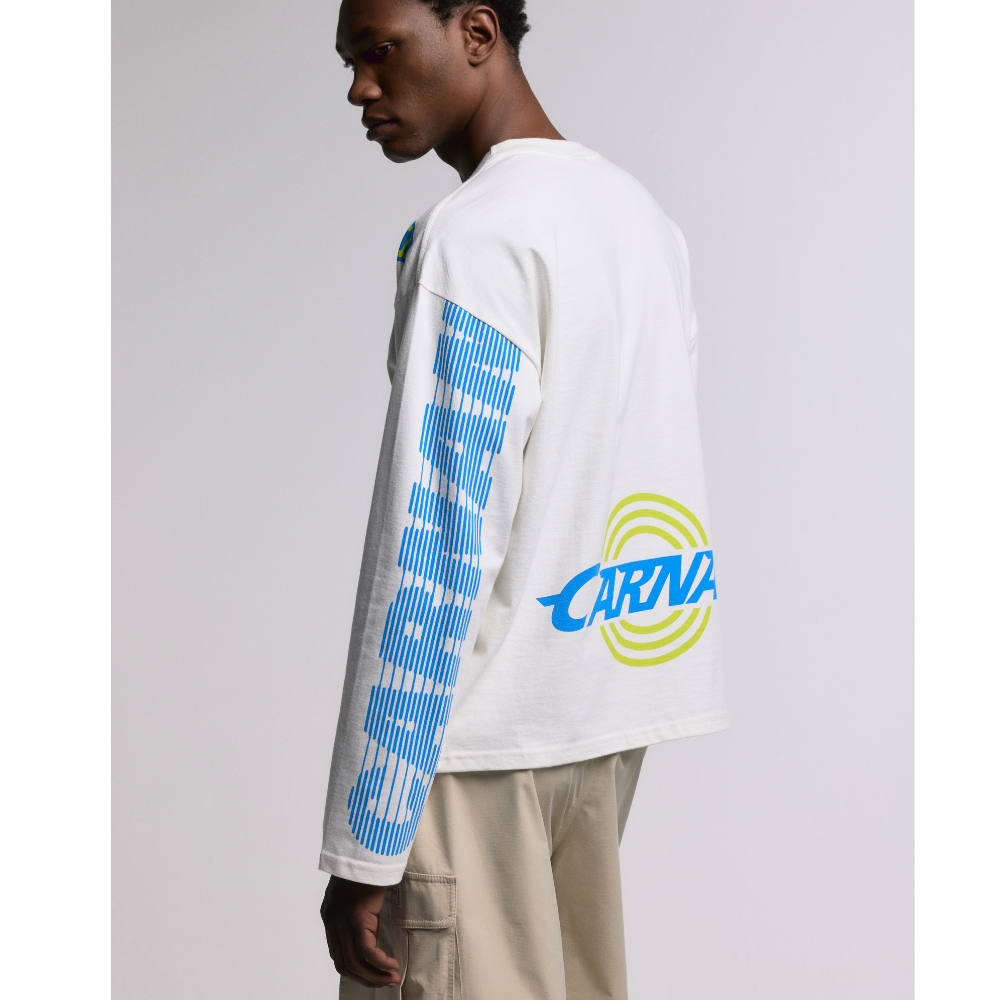 Camiseta Boxy Manga Longa Carnan Logos