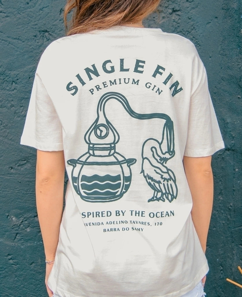 Camiseta Single Fin Alambique Off White