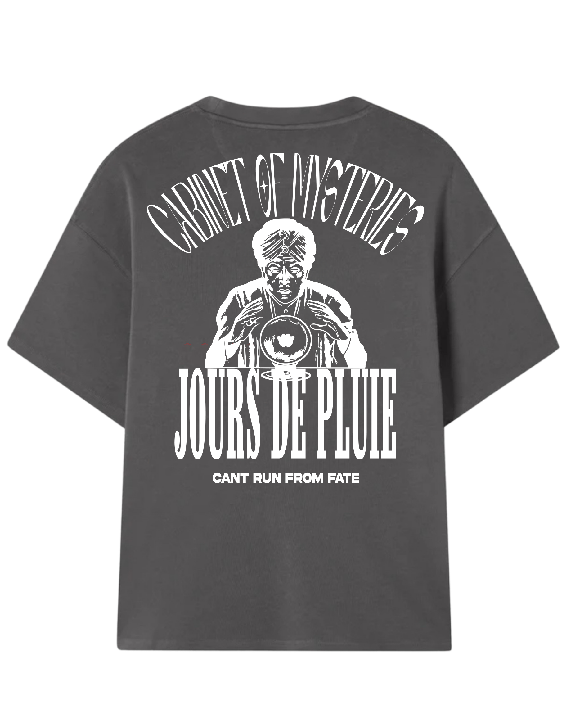 Camiseta Jours de Pluie The Seer Tee Grey Cinza frente