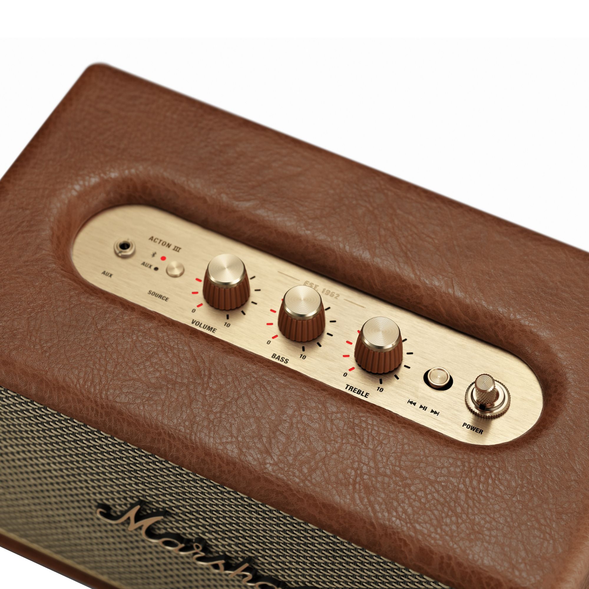 Marshall Acton III Bluetooth Speaker Brown