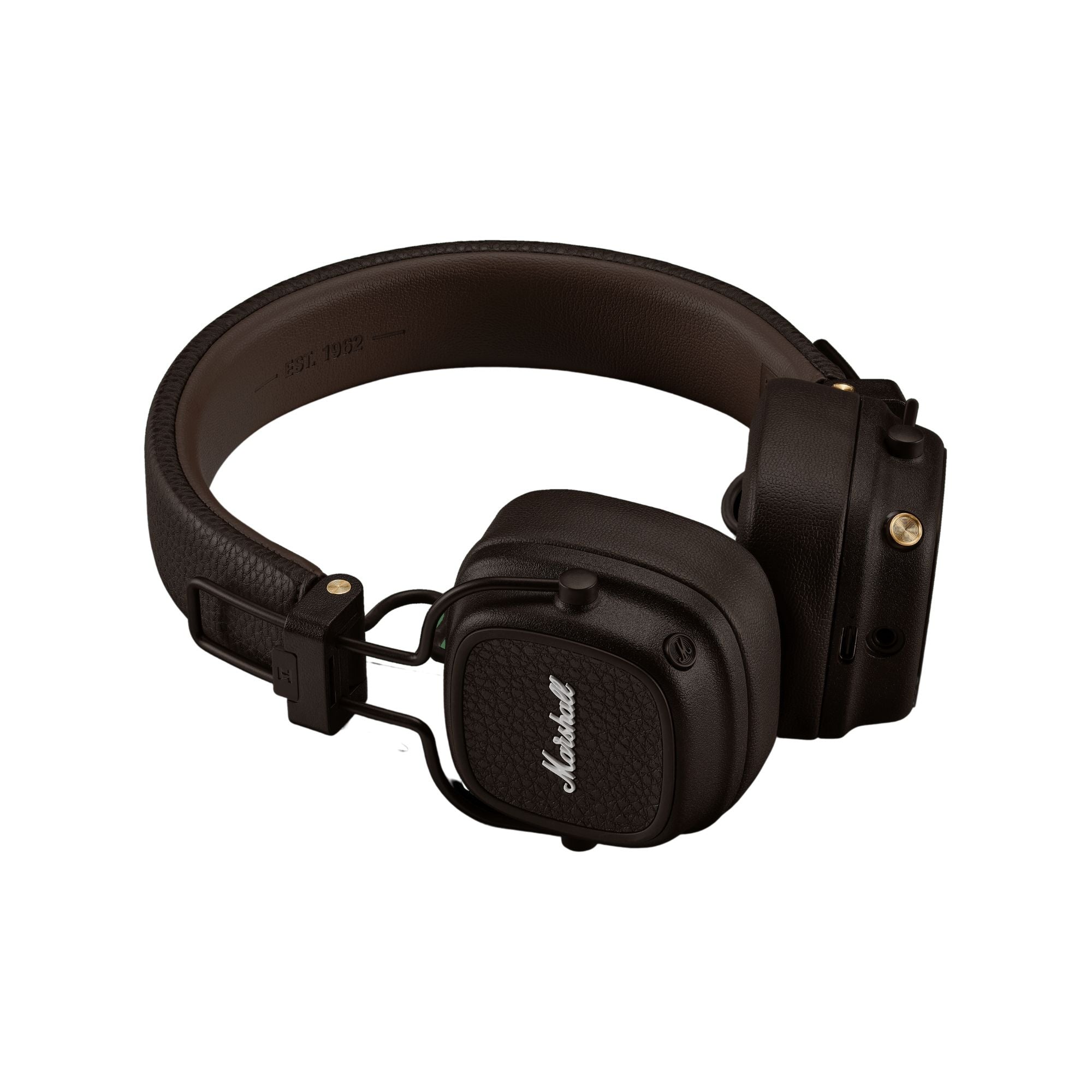 Marshall Major V Bluetooth On Ear Headphones Brown