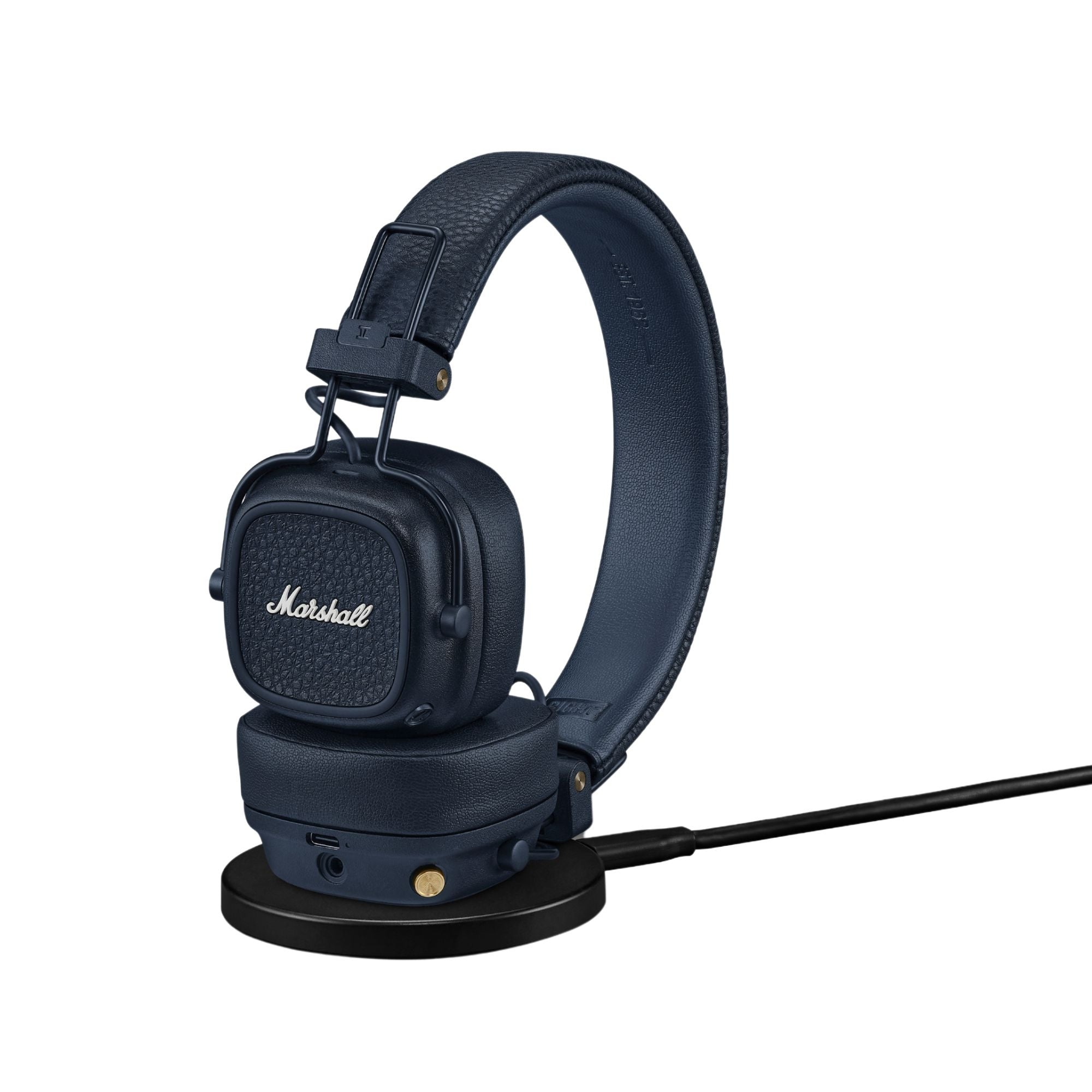 Marshall Major V Bluetooth On Ear Headphones Midnight Blue