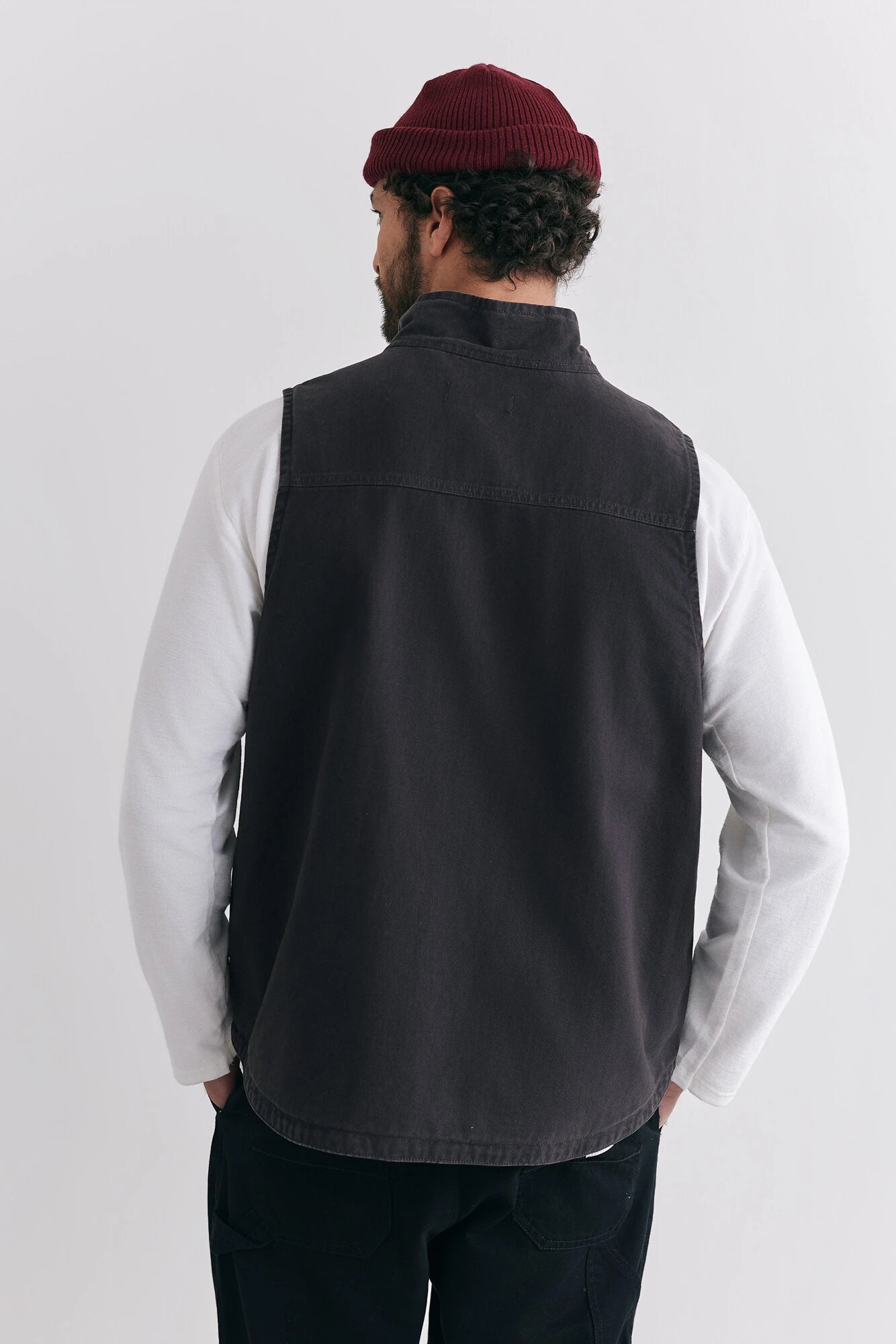 Colete Birden Worker Charcoal Chumbo