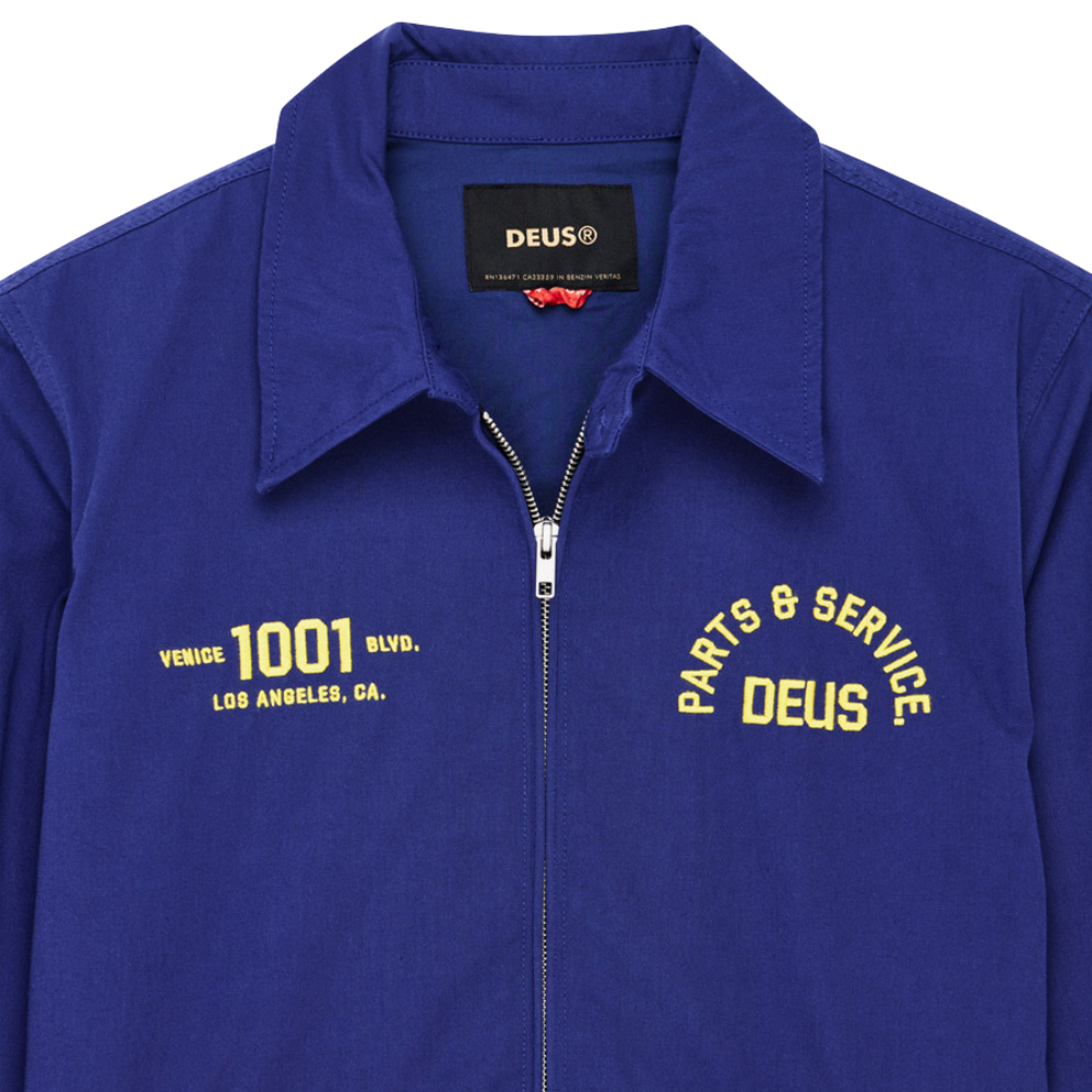 Jaqueta Deus Ex Machina Teller Drizzler Azul