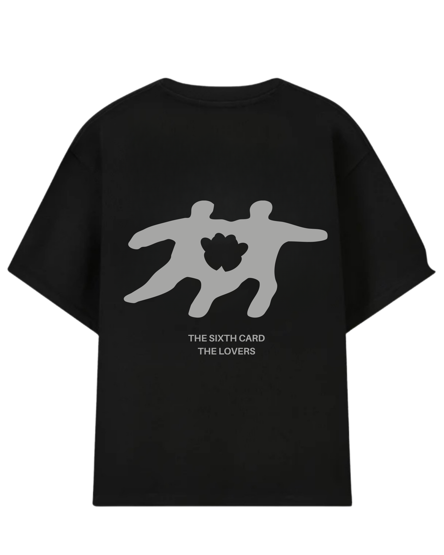 Camiseta Jours de Pluie The Lovers Tee Black Preta frente