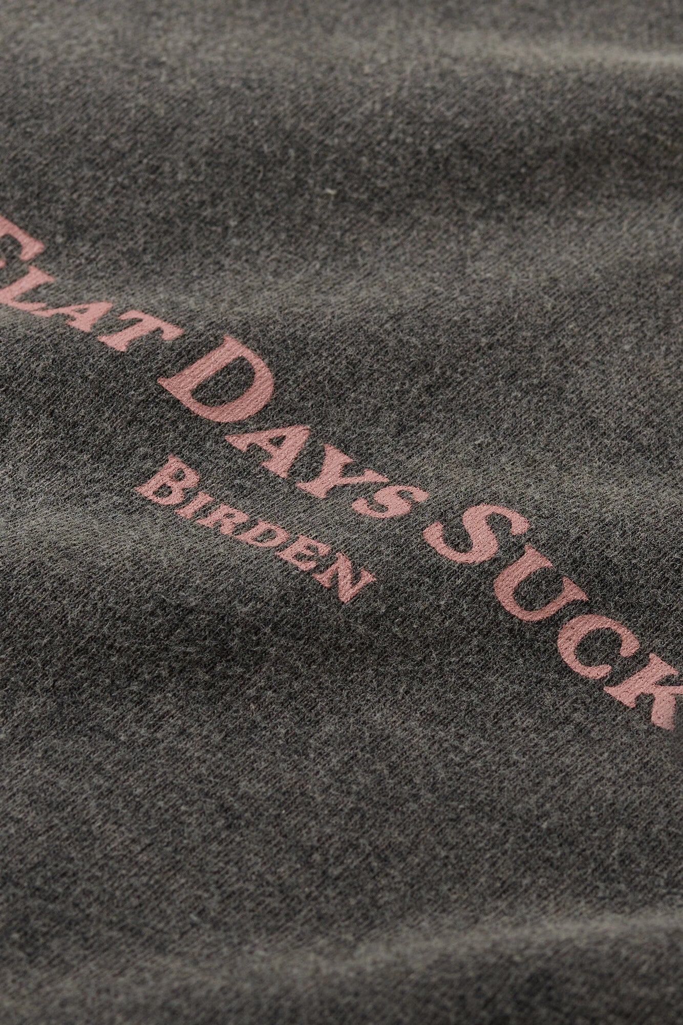 Camiseta Birden Boxy Flat Days Storm Cinza