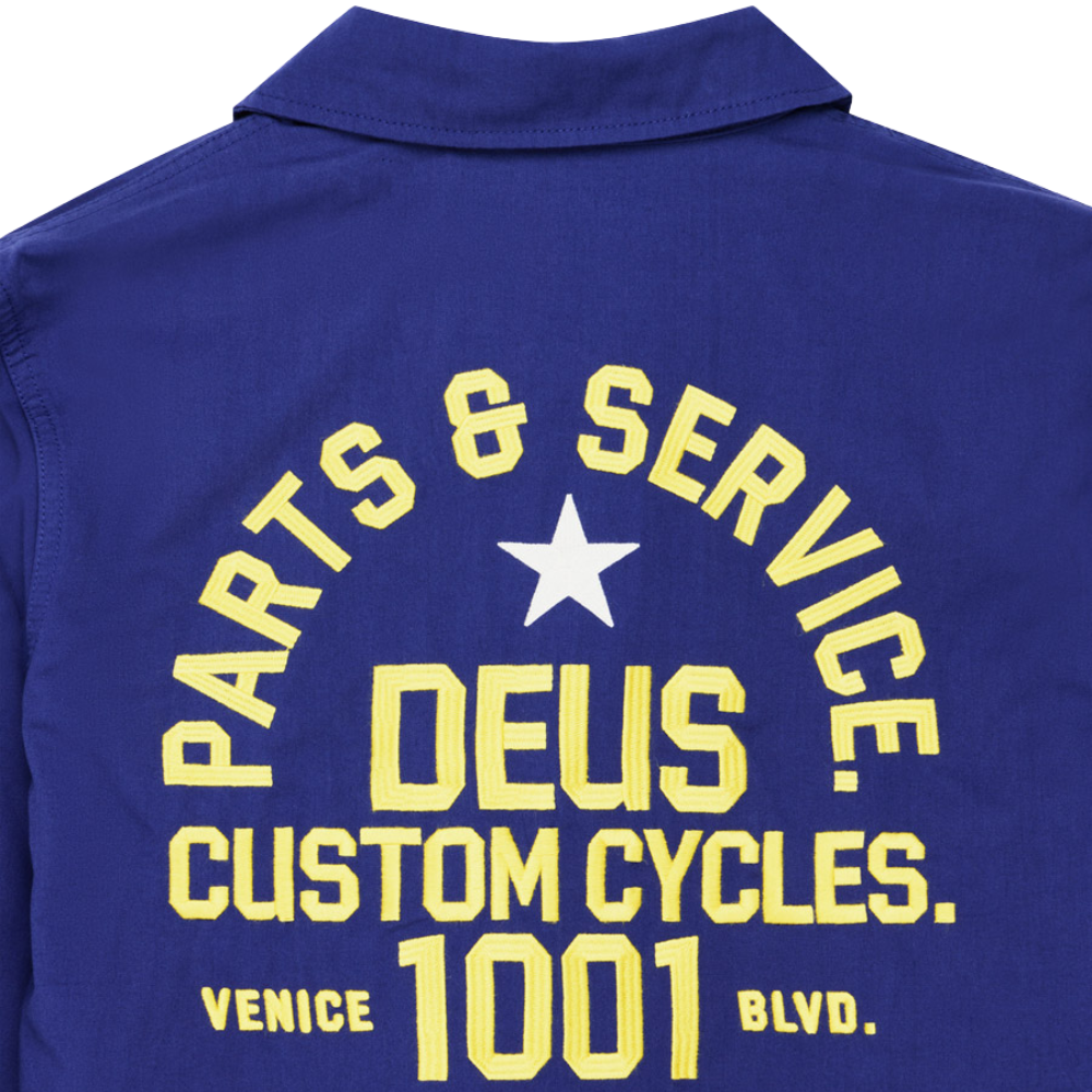 Jaqueta Deus Ex Machina Teller Drizzler Azul