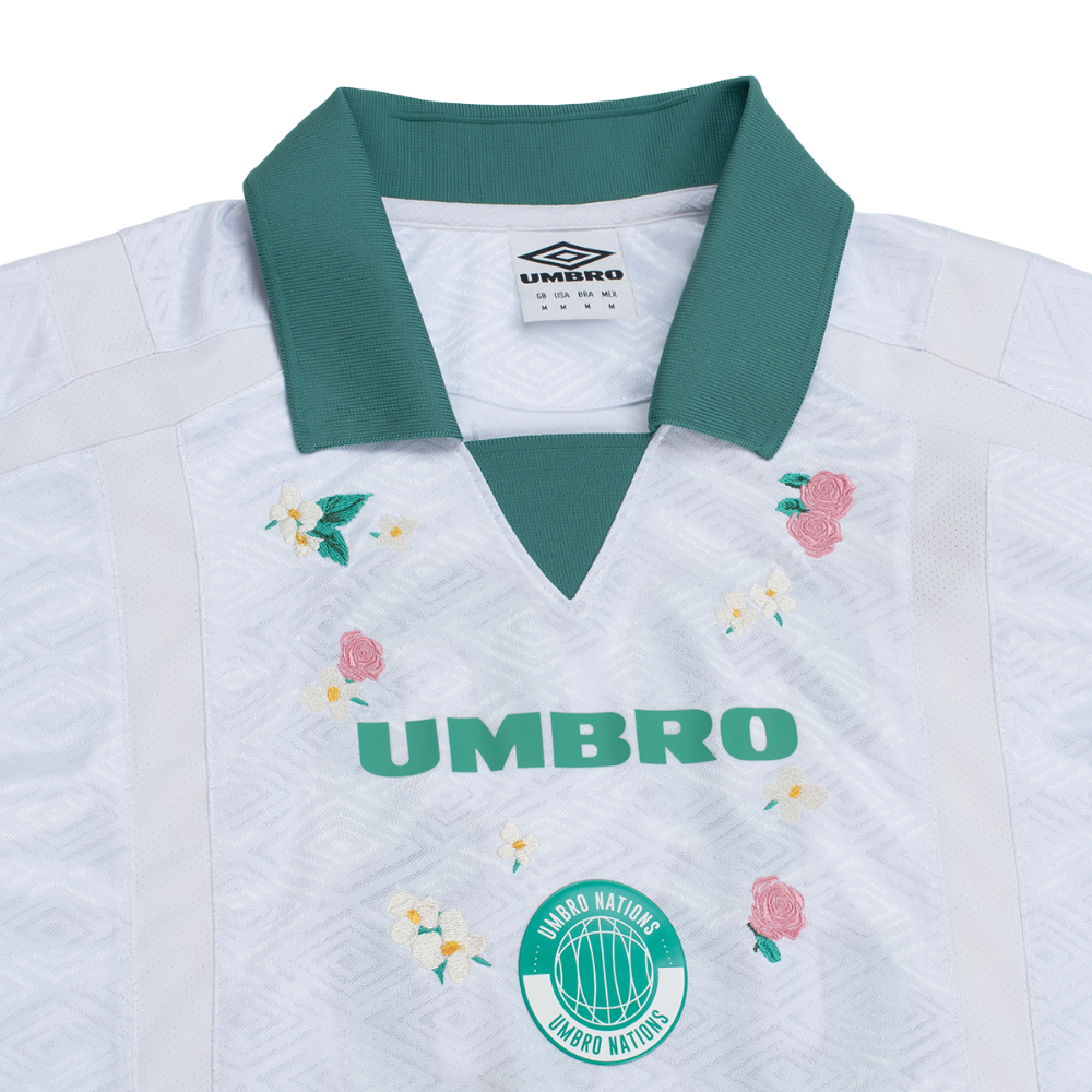 Camiseta Jersey Umbro Fleur Du Desert Branca Verde