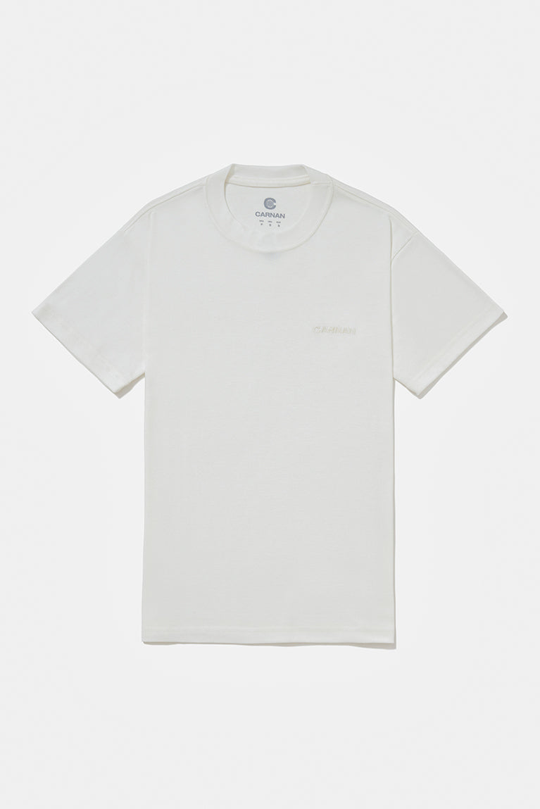 Camiseta Carnan Heavy Embroided Logo White