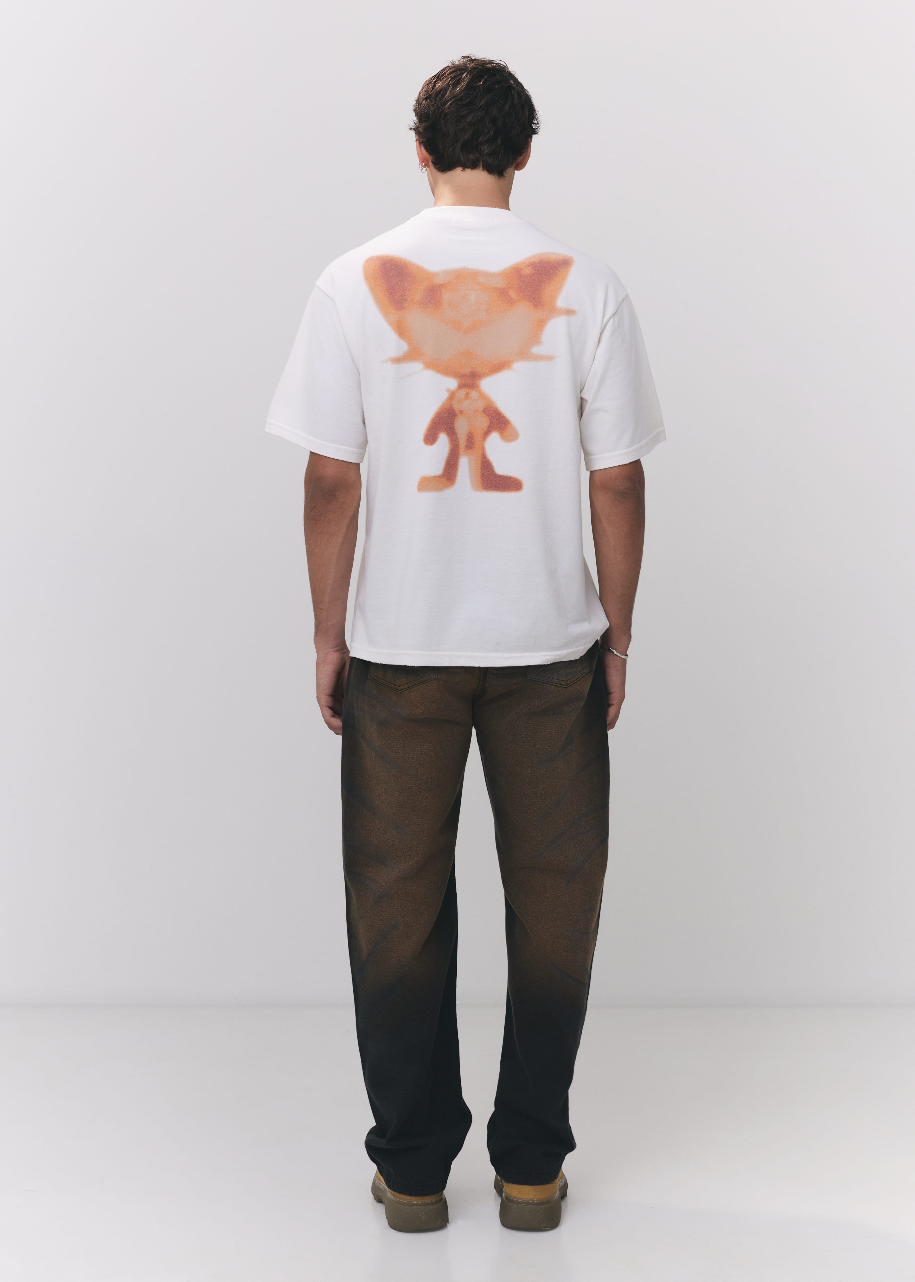 Camiseta Garré Mr. Cat Branca